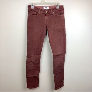 PAIGE Women's Skinny Jeans in Rust